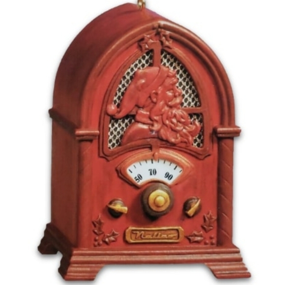 COPY - Hallmark Keepsake Ornament A Christmas Broadcast Radio Sound Music - Picture 1 of 10